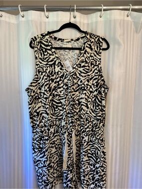 Loft Animal Print Romper - NWT